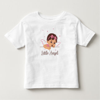 Camiseta Infantil Pink Angel Wings Bonitinha