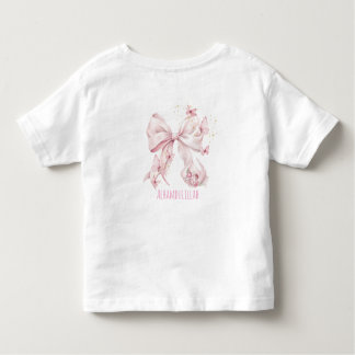 Camiseta Infantil Pink Bow Butterflies