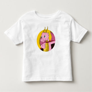 Camiseta Infantil Pink dragon cartoon toddler t-shirt