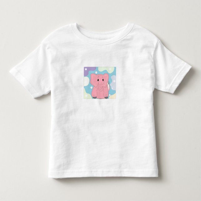 Camiseta Infantil Pinky, o Elefante (Frente)