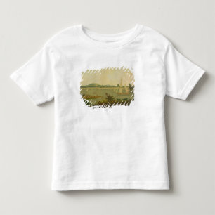 Camiseta Infantil Pinnace que navega abaixo do Ganges após o forte