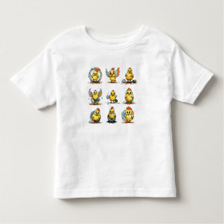 Camiseta Infantil Pintinhos no Fazer