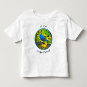 Camiseta Infantil Pintura De Bundas Indigo - Arte Original Para Páss