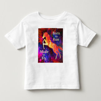Camiseta Infantil Pintura de Cavalo Saltando