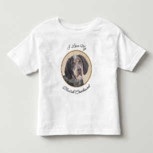Camiseta Infantil Pintura de Connhound Bluetick - Cachorro Original