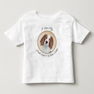 Camiseta Infantil Pintura de Setores Vermelho e Branco Irlandês - Ar