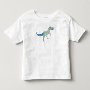 Camiseta Infantil Pintura do Dinossauro Tyrannosaurus Trex