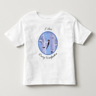Camiseta Infantil Pintura do Pica-Pau Downy - Arte Original