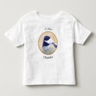 Camiseta Infantil Pintura em frango - Arte original em pássaro