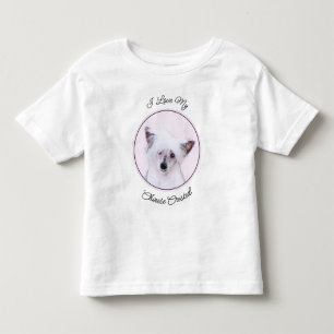 Camiseta Infantil Pintura em Pó Chinês - Arte Canina