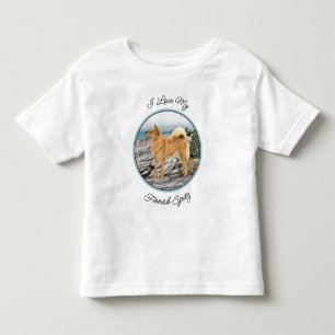 Camiseta Infantil Pintura em Seashore - Arte Canina
