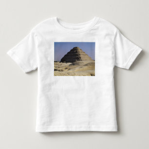 Camiseta Infantil Pirâmide da etapa do rei Djoser Velho Reino