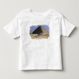 Camiseta Infantil Pirâmide da etapa do rei Djoser Velho Reino