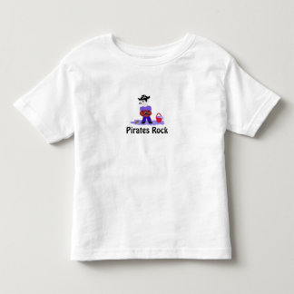 Camiseta Infantil Piratas Rock