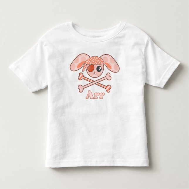 Camiseta Infantil Pirate Orange Bunny Arr (Frente)