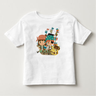 Camiseta Infantil Pirates With Treasure