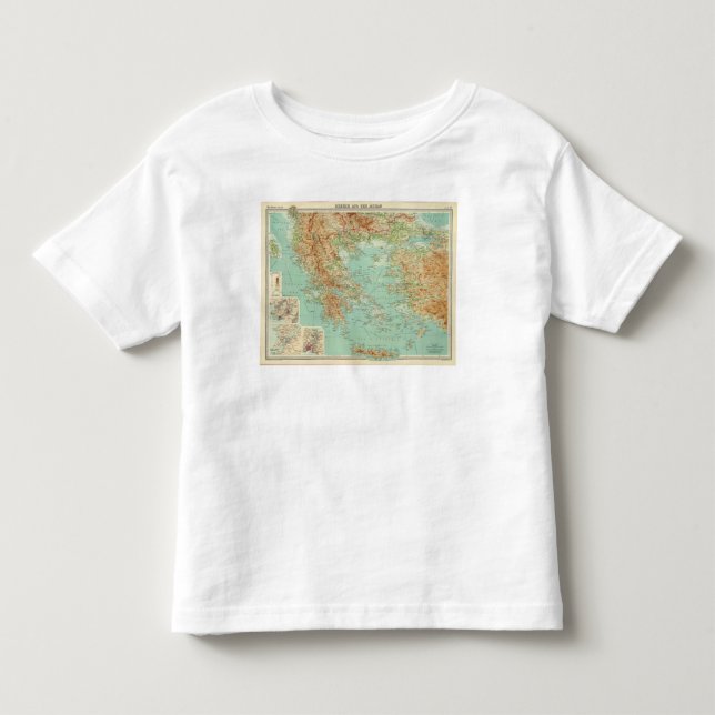 Camiseta Infantil Piscina e o egeu (Frente)