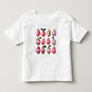 Camiseta Infantil Pitaya Watercolor Art Tropical