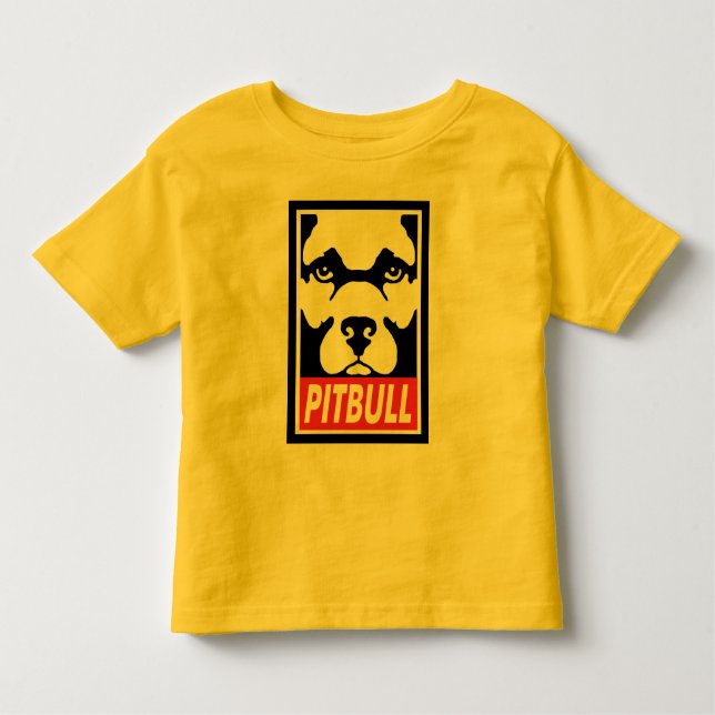 Camiseta Infantil PITBULL - criança (Frente)