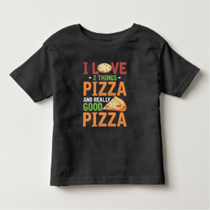 Camiseta Infantil Pizza de Comida Rápida Fatia de Folha
