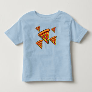 Camiseta Infantil Pizza Friday Design - Toddler Fine Jersey T-Shirt