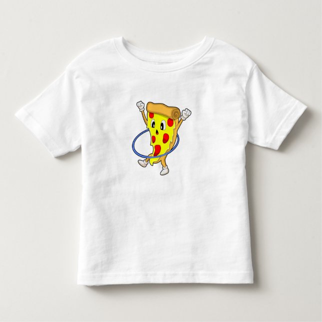 Camiseta Infantil Pizza na Malhação com pneus de Malhação.PNG (Frente)