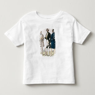 Camiseta Infantil Placa de forma que descreve a roupa masculina