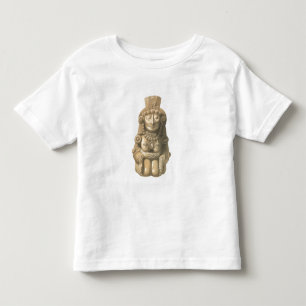 Camiseta Infantil Placa "dos monumentos antigos de México", 1866 (l