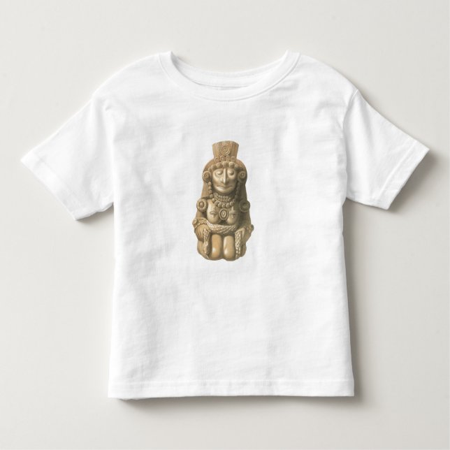 Camiseta Infantil Placa "dos monumentos antigos de México", 1866 (li (Frente)