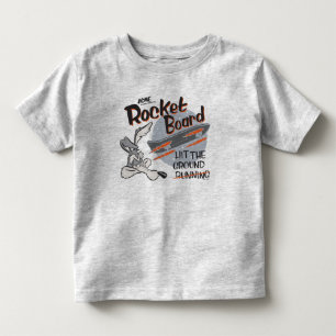 CAMISETA INFANTIL PLACA FOGUETE ACME DO WILE E. COYOTE™