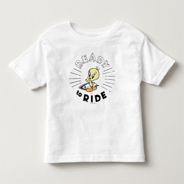 Camiseta Infantil Placa Surfboard TWEETY™ - Pronta para circular (Frente)