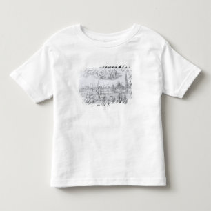 Camiseta Infantil Plano de cidade de Antuérpia, 1549