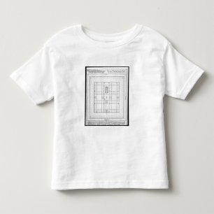 Camiseta Infantil Plano do templo de Solomon, Jerusalem, 'do En