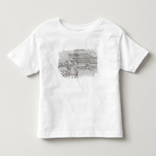 Camiseta Infantil Plano dos jardins e do Castelo incluidos de Gaillo
