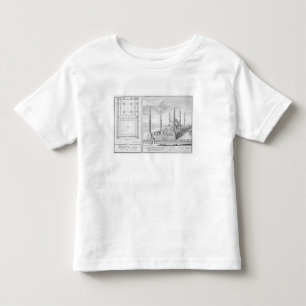 Camiseta Infantil Plano e vista da mesquita azul (1609-16),