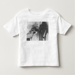 Camiseta Infantil Plano piloto do embarque de Howard Hughes
