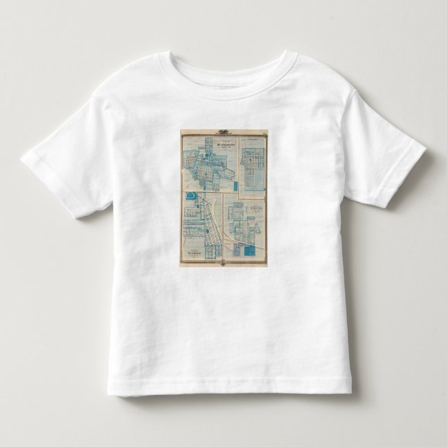 Camiseta Infantil Planos de Mt Plessant, Toledo (Frente)