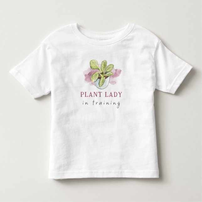 Camiseta Infantil Planta Dama em Treinamento Toddler T-shirt (Frente)