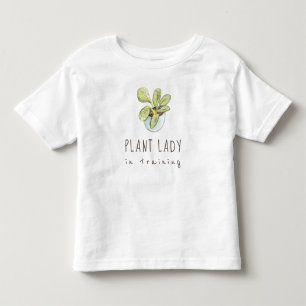 Camiseta Infantil Planta Dama em Treinamento Toddler T-shirt