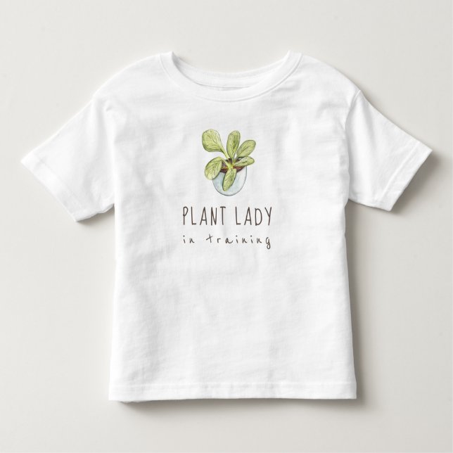 Camiseta Infantil Planta Dama em Treinamento Toddler T-shirt (Frente)