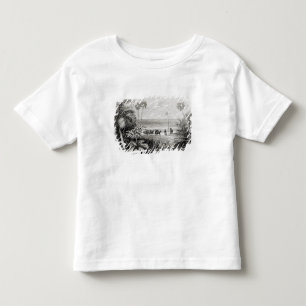 Camiseta Infantil Plantando a bandeira