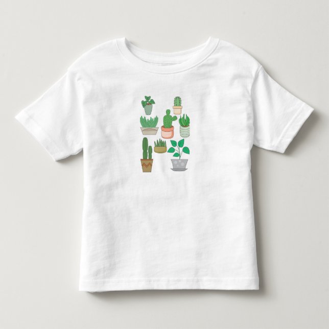 Camiseta Infantil Plantas Potentes (Frente)
