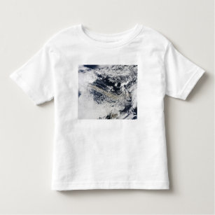 Camiseta Infantil Pluma de cinzas do vulcão Eyjafjallajokull