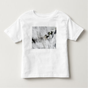 Camiseta Infantil Pluma do vulcão Okmok, Ilhas Aleutas 2