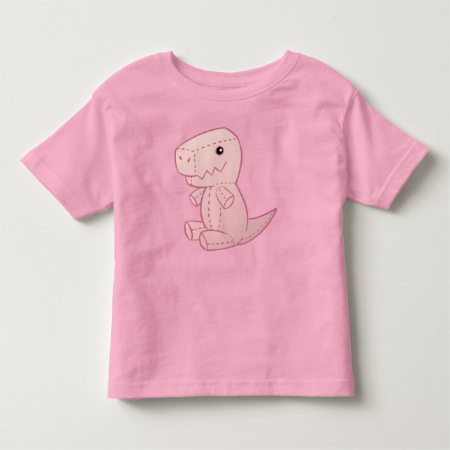 Camiseta Infantil Plush Cute T-Rex (Frente)