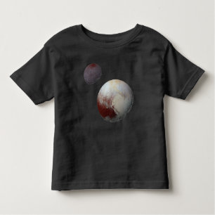 Camiseta Infantil Plutão & Charon 9th ou Dwarf Planet Solar System