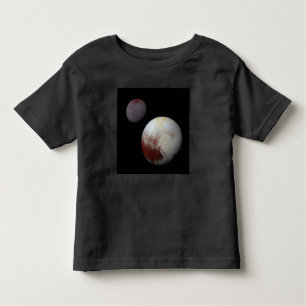 Camiseta Infantil Plutão & Charon 9th ou Dwarf Planet Solar System