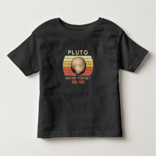 Camiseta Infantil pluto nunca esquece, eris, lua, astronomia, astron