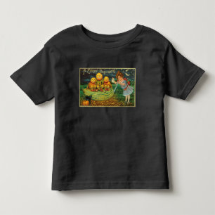 Camiseta Infantil Poção de Jovem Feiticeira: Homens de Abóbora em Al