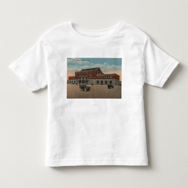 Camiseta Infantil Pocatello, identificação - opinião exterior O.S.L. (Frente)